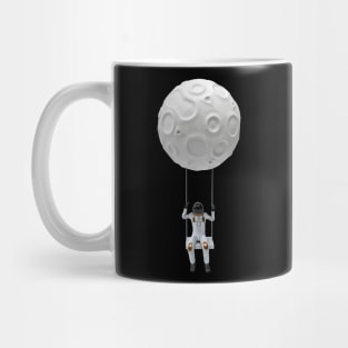 astronaut on the moon Mug